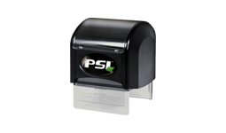PSI-4141. Custom Pre-Inked Stamps. Clean/ Sharp Impresssions, Quiet Operation. No Replacement Pads, Stamps can be Re-Inked. Impression Size: 1 1/2" x 1 1/2"
50% Recycled Plastics.
Specify Ink Color.
