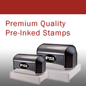 Premium Quality Pre-Inked Stamps