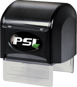 PSI-4141. Custom Pre-Inked Stamps. Clean/ Sharp Impresssions, Quiet Operation. No Replacement Pads, Stamps can be Re-Inked. Impression Size: 1 1/2" x 1 1/2"
50% Recycled Plastics.
Specify Ink Color.