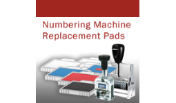 Numbering Machines Replacement Pads